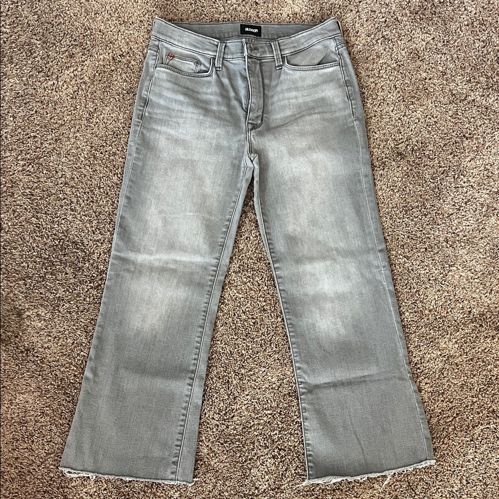 Hudson Blair Jeans, Light Gray Wash, Size 29, 24" inseam, raw hem